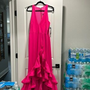 Hot Pink Formal Gown